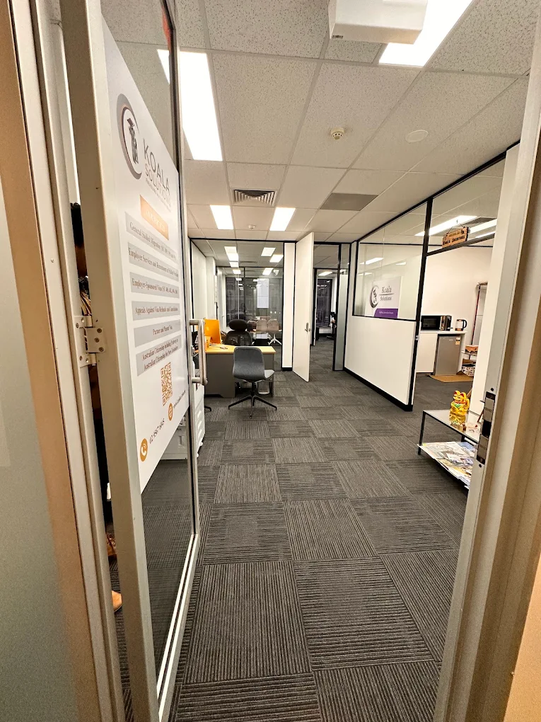 Inside the Koala Solutions office reception and consulting rooms